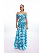Top Smocking turquoise