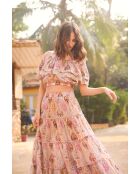 Top en coton Nelly pastel