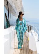 Kimono Dalia aqua