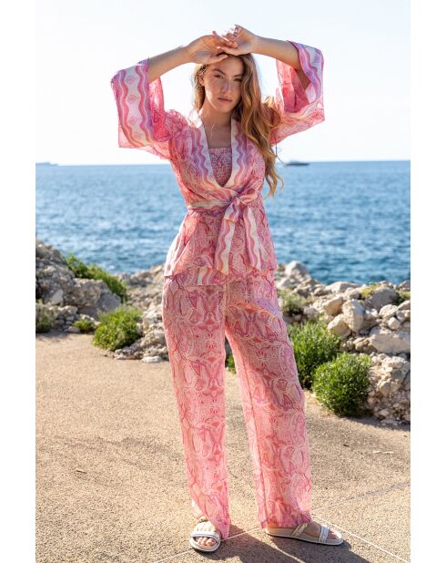 Kimono Dalia amber