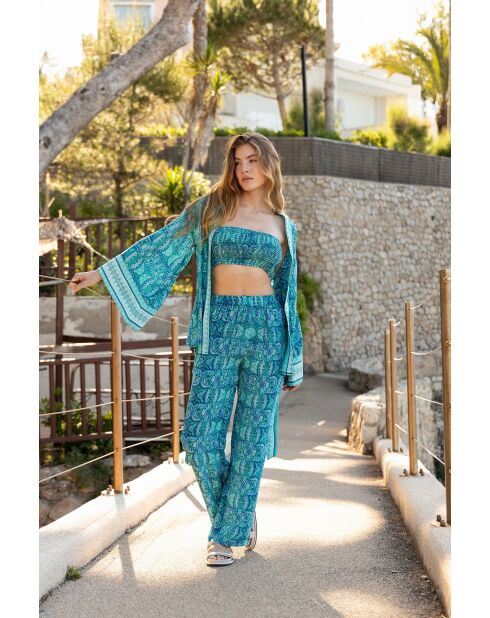 Kimono Dalia jade