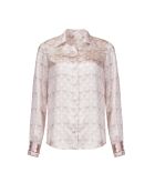 Chemise Amber white peacock