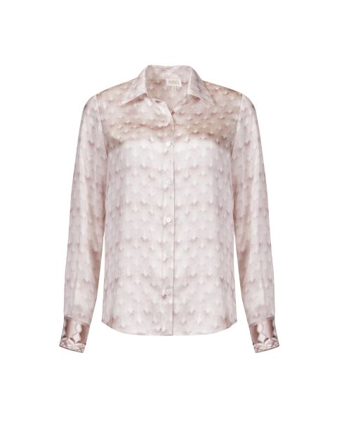 Chemise Amber white peacock