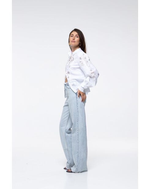 Chemise en coton Nola blanche