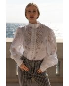 Chemise en coton Nola blanche