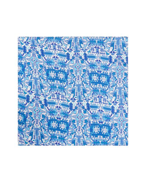 Bandana bleu aztec