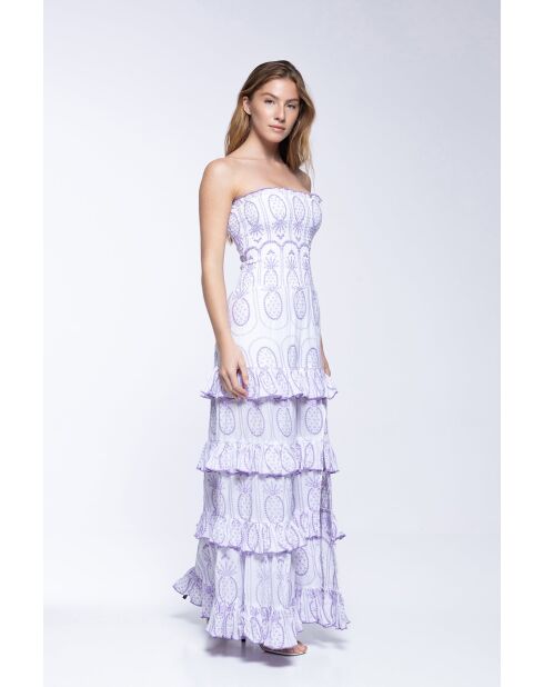 Robe en coton Lula pineapple