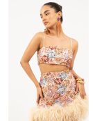 Jupe Julia sequins beige