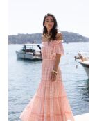 Robe en coton Sandy pink vichy