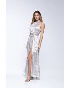 Robe Chantal white peacock