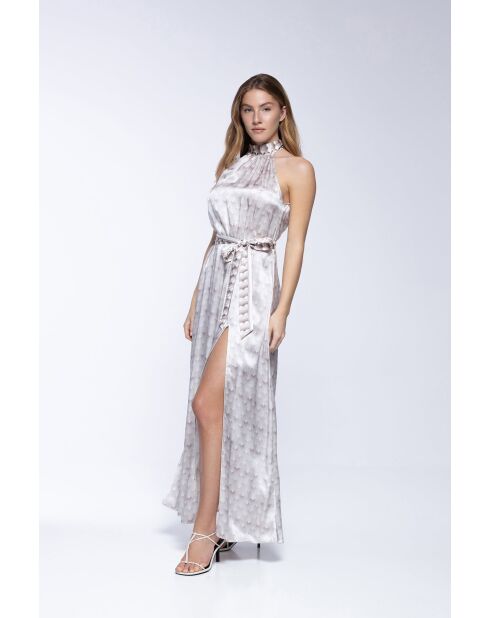 Robe Chantal white peacock