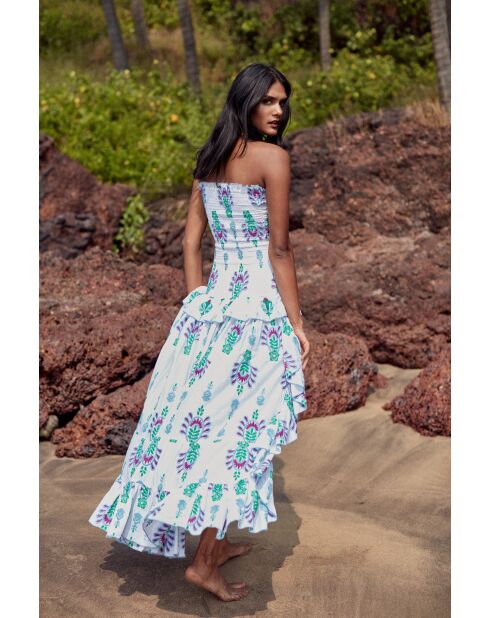 Robe en coton Livi topaz bleue