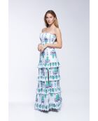 Robe en coton Lula topaz bleue