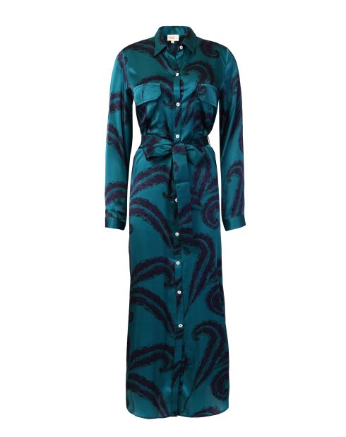 Robe Eloise feuilles