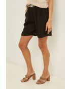 Short en lin Sublime noir