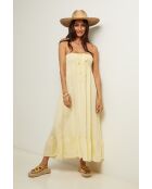 Robe en lin Global jaune