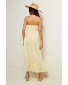 Robe en lin Global jaune