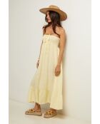 Robe en lin Global jaune