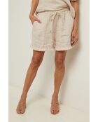 Short en lin Touch beige