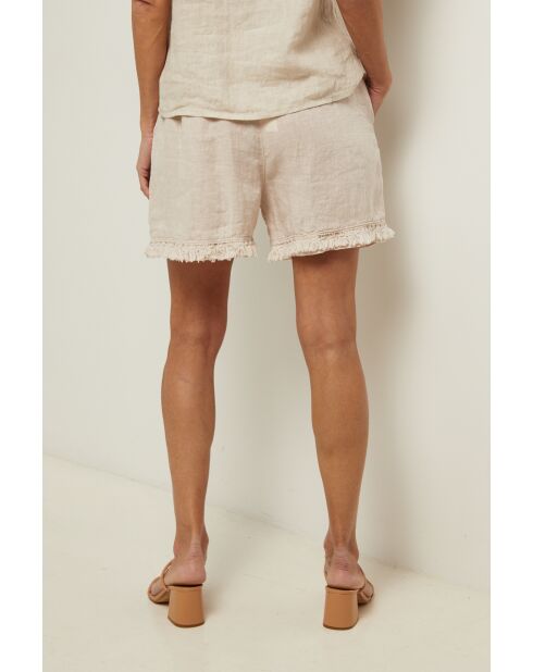 Short en lin Touch beige