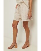 Short en lin Touch beige