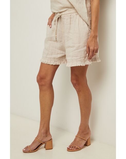 Short en lin Touch beige