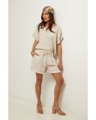 Short en lin Touch beige