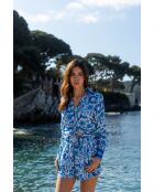 Chemise Amber bleu aztec