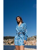Chemise Amber bleu aztec