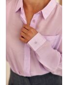 Carlita parma blouse met rechte snit