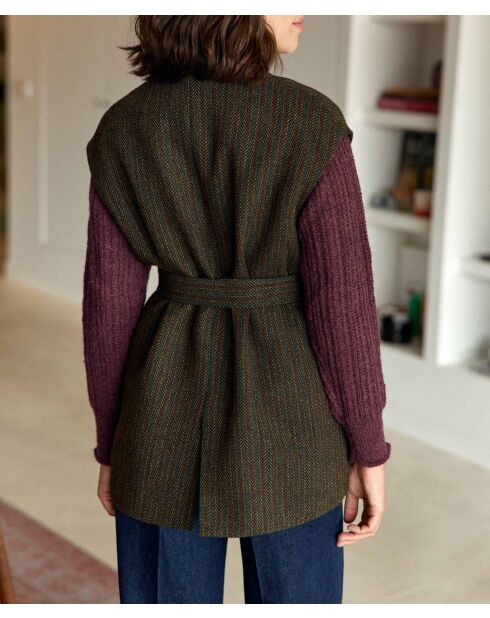 Ärmellose Jacke Velia Chevron