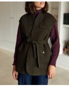 Ärmellose Jacke Velia Chevron