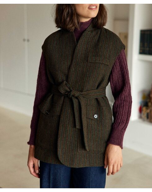Ärmellose Jacke Velia Chevron