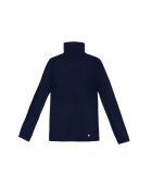 Melena marineblauer Strickpullover mit geradem Schnitt