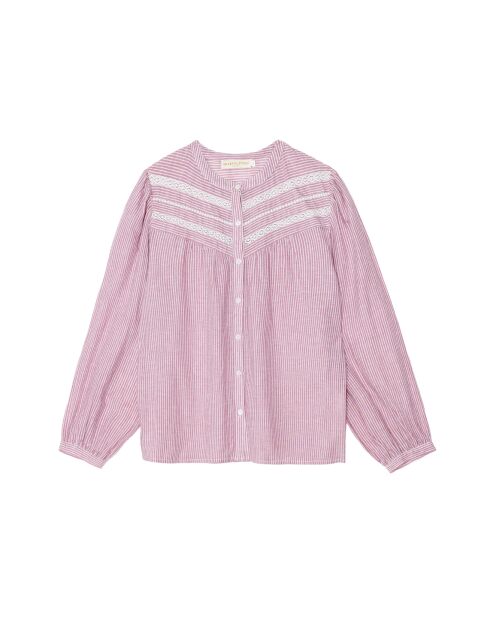 Blusa morbida bordeaux Bene