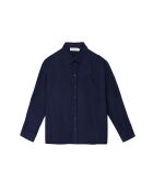 Chemisier coupe droite Chanice marine
