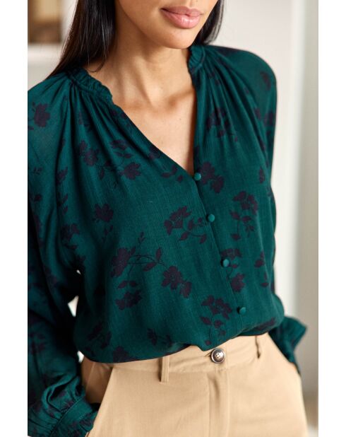 Blouse ample Beilo fleurs