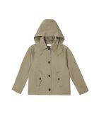Parka Court coupe trapèze Nolan kaki