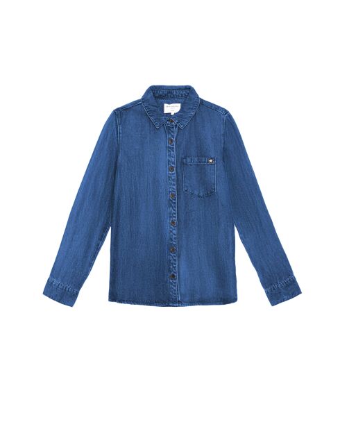 Chemisier coupe droite CLEM wash