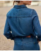 Chemisier coupe droite CLEM wash