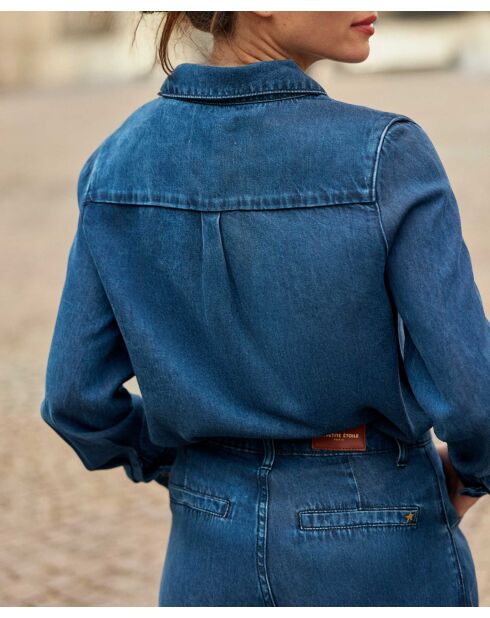 Chemisier coupe droite CLEM wash