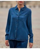 Chemisier coupe droite CLEM wash