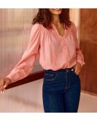 Blusa empolvada de corte recto BOWIE
