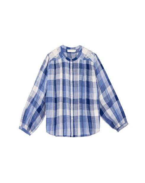 Blouse ample Brinda bleu