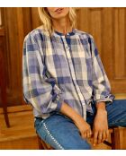 Blusa ampia blu Brinda