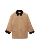 Parka Velsy beige de manga larga