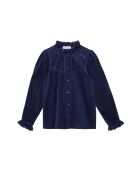 Blusa dritta blu scuro Beriza