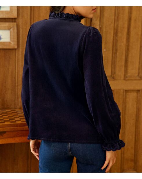 Blouse droite Beriza marine