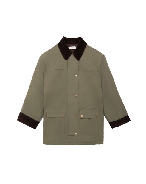 Parka manches longues Velsy kaki
