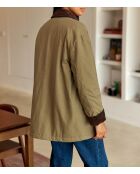 Parka de manga larga Velsy caqui